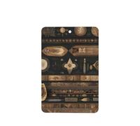 Ambientadores de aire de coche con patrón de estilo bohemio, 4 unidades, rectangulares colgantes, tabletas de aromaterapia, ambientadores perfumados para dormitorio y baño