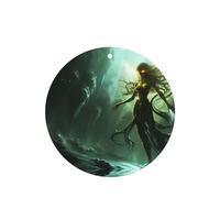 Ambientadores de aire de forma redonda para coche, diseño de sirena, 6 unidades, tabletas de aromaterapia para coche, armario, zapatero, elimina olores