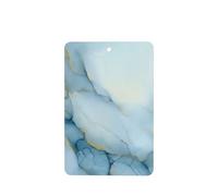 Ambientadores de aire de mármol fluido de acuarela azul pastel, 4 unidades, tarjetas perfumadas colgantes, tarjetas perfumadas para coche, tabletas de aromaterapia