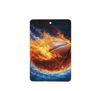 Ambientadores de aire para coche, diseño de llamas dramáticas, 4 unidades, tarjetas perfumadas colgantes, tarjetas perfumadas para coche, tabletas de aromaterapia