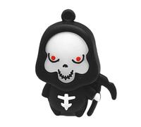 Ambientadores de calavera para coche, abrazadera de perfume de calavera de terror, clip de salida de aire difusor de coche, decoraciones de Halloween, accesorios interiores para hombres y mujeres