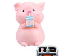 Ambientadores de coche, clips de ventilación, ambientadores de coche, difusor de coche en forma de cerdo, difusores de para mejorar el estado de ánimo y refrescar el aire para hombres y mujeres