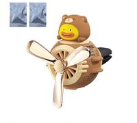 Ambientadores de coche con clip de ventilación de animales lindos, ambientadores automotrices, salida de aire de dibujos animados, adorno de aromaterapia, regalos de agradecimiento para él, sus amigos