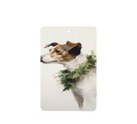 Ambientadores de coche con corona de Navidad, 4 unidades, tarjetas perfumadas colgantes, tarjetas perfumadas para coche, tabletas de aromaterapia