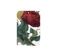 Ambientadores de coche con diseño de amapola con hojas fluidas, 4 tarjetas perfumadas colgantes, tarjetas perfumadas para coche, tabletas de aromaterapia