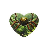 Ambientadores de coche con diseño de arañas en el bosque, 6 unidades, en forma de corazón, para colgar, tabletas de aromaterapia, ambientadores perfumados para dormitorio y baño