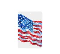 Ambientadores de coche con diseño de bandera de Estados Unidos, 4 unidades, tarjetas perfumadas colgantes, tarjetas perfumadas para coche, tabletas de aromaterapia