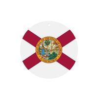 Ambientadores de coche con diseño de bandera del estado de Florida, juego de 6 piezas para colgar, proporciona un aroma duradero para automóvil y hogar
