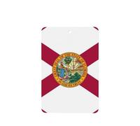 Ambientadores de coche con diseño de bandera del estado de Florida, juego de 6 piezas para colgar, proporciona un aroma duradero para automóvil y hogar