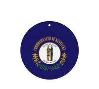 Ambientadores de coche con diseño de bandera del estado de Kentucky, juego de 6 tarjetas para colgar, proporciona un aroma duradero para automóvil y hogar