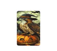 Ambientadores de coche con diseño de bruja de águila sobre calabaza, 4 unidades, tarjetas perfumadas colgantes, tarjetas perfumadas para coche, tabletas de aromaterapia