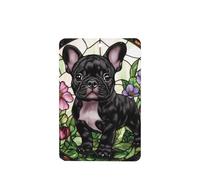 Ambientadores de coche con diseño de bulldog francés, 4 unidades, para colgar, tarjetas perfumadas para coche, tabletas de aromaterapia