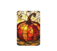 Ambientadores de coche con diseño de calabaza de vidrieras, 4 unidades, tarjetas perfumadas colgantes, tarjetas perfumadas para coche, tabletas de aromaterapia