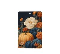 Ambientadores de coche con diseño de calabazas naranjas y azul marino, 4 unidades, tarjetas perfumadas colgantes, tarjetas perfumadas para coche, tabletas de aromaterapia