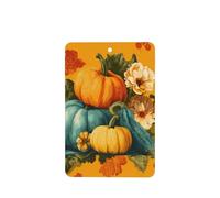Ambientadores de coche con diseño de calabazas y hojas de otoño, 4 tarjetas perfumadas colgantes, tarjetas perfumadas para coche, tabletas de aromaterapia