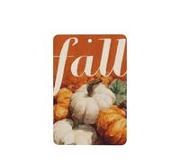 Ambientadores de coche con diseño de calabazas y hojas de otoño, 4 unidades, tarjetas perfumadas colgantes, tarjetas perfumadas para coche, tabletas de aromaterapia