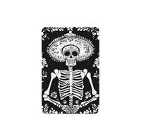 Ambientadores de coche con diseño de calavera y flores mexicanas, 4 unidades, tarjetas perfumadas para colgar en tabletas de aromaterapia