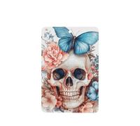 Ambientadores de coche con diseño de calavera y flores pastel, 4 unidades, tarjetas perfumadas colgantes, tarjetas perfumadas para coche, tabletas de aromaterapia