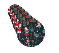 Ambientadores de coche con diseño de Cascanueces, ballet y baile navideño para mujer, 6 unidades, forma redonda, colgantes, tarjetas con fragancia, tabletas para espejo retrovisor.