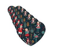 Ambientadores de coche con diseño de Cascanueces para mujer, 6 unidades, con forma de corazón, colgantes, con tarjetas aromáticas y pastillas para espejo retrovisor.