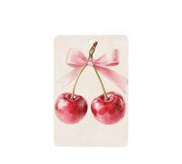 Ambientadores de coche con diseño de cerezas de acuarela, 4 unidades, tarjetas perfumadas colgantes, tarjetas perfumadas para coche, tabletas de aromaterapia