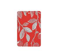 Ambientadores de coche con diseño de cerezas y frutas, 4 unidades, tarjetas perfumadas colgantes, tarjetas perfumadas para tabletas de aromaterapia de coche