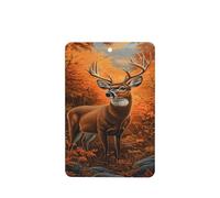 Ambientadores de coche con diseño de ciervos y animales salvajes, 4 unidades, tarjetas perfumadas colgantes, tarjetas perfumadas para coche, tabletas de aromaterapia