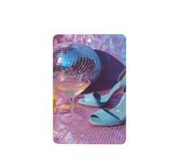 Ambientadores de coche con diseño de discoteca de los años 60, 4 unidades, tarjetas perfumadas colgantes, tarjetas perfumadas para coche, tabletas de aromaterapia