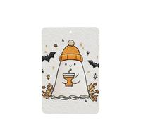 Ambientadores de coche con diseño de fantasma, 4 unidades, tarjetas perfumadas colgantes, tarjetas perfumadas para coche, tabletas de aromaterapia