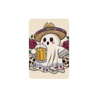 Ambientadores de coche con diseño de fantasma blanco mexicano, 4 unidades, tarjetas perfumadas colgantes, tarjetas perfumadas para coche, tabletas de aromaterapia