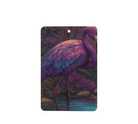 Ambientadores de coche con diseño de flamenco de la selva, 4 unidades, tarjetas perfumadas colgantes, tarjetas perfumadas para coche, tabletas de aromaterapia