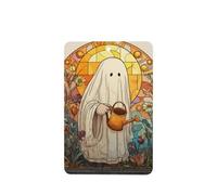 Ambientadores de coche con diseño de flores de fantasma, 4 unidades, tarjetas perfumadas colgantes, tarjetas perfumadas para coche, tabletas de aromaterapia