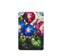 Ambientadores de coche con diseño de flores de gloria de la mañana, 4 unidades, tarjetas perfumadas colgantes, tarjetas perfumadas para coche, tabletas de aromaterapia
