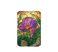 Ambientadores de coche con diseño de flores moradas, 4 unidades, tarjetas perfumadas colgantes, tarjetas perfumadas para coche, tabletas de aromaterapia