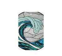 Ambientadores de coche con diseño de grandes olas, 4 unidades, tarjetas perfumadas colgantes, tarjetas perfumadas para coche, tabletas de aromaterapia