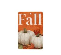 Ambientadores de coche con diseño de hojas de calabazas de otoño, 4 unidades, tarjetas perfumadas colgantes, tarjetas perfumadas para coche, tabletas de aromaterapia