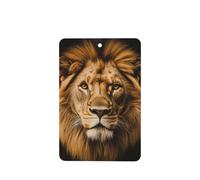 Ambientadores de coche con diseño de leones, 4 unidades, tarjetas perfumadas colgantes, tarjetas perfumadas para coche, tabletas de aromaterapia