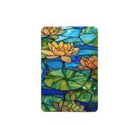 Ambientadores de coche con diseño de lirios de agua, 4 unidades, tarjetas perfumadas colgantes, tarjetas perfumadas para coche, tabletas de aromaterapia