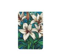 Ambientadores de coche con diseño de lirios de vidrieras, 4 unidades, tarjetas perfumadas colgantes, tarjetas perfumadas para coche, tabletas de aromaterapia