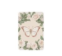 Ambientadores de coche con diseño de mariposa en corona elegante, 4 unidades, tarjetas perfumadas colgantes, tarjetas perfumadas para coche, tabletas de aromaterapia