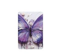 Ambientadores de coche con diseño de mariposa y pintura al óleo morada, 4 unidades, tabletas rectangulares de aromaterapia, ambientadores perfumados para dormitorio y baño