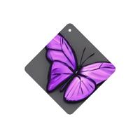 Ambientadores de coche con diseño de mariposas moradas, juego de 6 piezas para colgar, proporciona un aroma duradero para el automóvil y el hogar