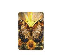 Ambientadores de coche con diseño de mariposas y girasoles, 4 unidades, tarjetas perfumadas colgantes, tarjetas perfumadas para coche, tabletas de aromaterapia