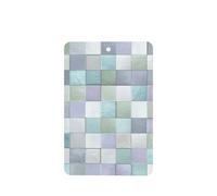 Ambientadores de coche con diseño de mosaico, color menta y lavanda perlada, 4 unidades, tarjetas perfumadas colgantes, tarjetas perfumadas para coche, tabletas de aromaterapia