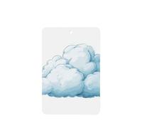 Ambientadores de coche con diseño de nube blanca de dibujos animados, 4 unidades, tarjetas perfumadas colgantes, tarjetas perfumadas para coche, tabletas de aromaterapia