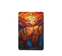 Ambientadores de coche con diseño de oso montañas y bosques, 4 unidades, tarjetas perfumadas colgantes, tarjetas perfumadas para coche, tabletas de aromaterapia
