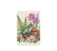 Ambientadores de coche con diseño de rana en forma de seta y flores, 4 unidades, tarjetas perfumadas colgantes, tarjetas perfumadas para coche, tabletas de aromaterapia