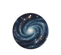 Ambientadores de coche con diseño de remolino de noche estrellada, 6 unidades, forma redonda, para colgar, tabletas de aromaterapia, ambientadores perfumados para dormitorio y baño