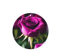 Ambientadores de coche con diseño de rosas moradas, juego de 6 piezas para colgar, proporciona un aroma duradero para el automóvil y el hogar