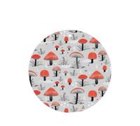 Ambientadores de coche con diseño de setas de dibujos animados, 10 unidades, para hojas colgantes perfumadas para baño, con cuerda